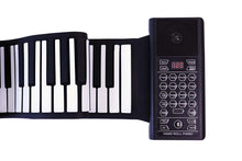 Load image into Gallery viewer, Roll Up Piano - 88/61 Keys with Amplifying Speakers (D88B - Premium Edition)