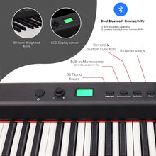Load image into Gallery viewer, Dulcette DX-10 - 88 Keys Electronic Piano Keyboard