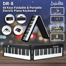 Load image into Gallery viewer, Dulcette DR8 - 88 Keys Folding Electronic Piano Keyboard
