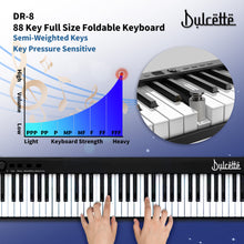 Load image into Gallery viewer, Dulcette DR8 - 88 Keys Folding Electronic Piano Keyboard