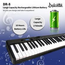 Load image into Gallery viewer, Dulcette DR8 - 88 Keys Folding Electronic Piano Keyboard