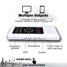 Load image into Gallery viewer, Roll Up Piano - 88 Keys Touch Screen & Bluetooth (K10)
