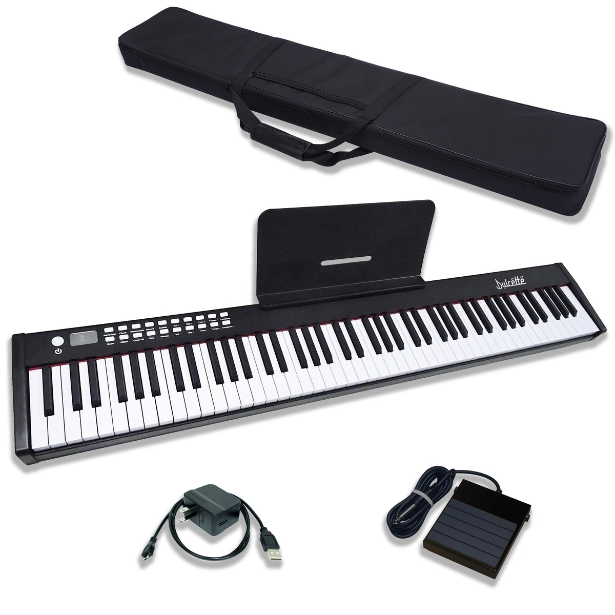 Dulcette DC-11 - 88 Keys Electronic Piano Keyboard – iLearnMusic